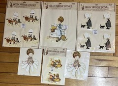 Vintage 1970s Holly Hobby Decals LOT of 4 New Sealed American Greetings