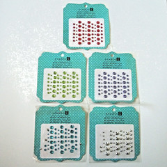 Self-Adhesive Gems For Crafts Studio G Assorted Colors 60 Piece Each Lot of 5