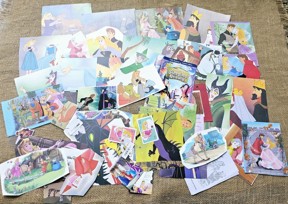 Disneys Movie Sleeping Beauty 60 Pc Paper Ephemera Journals Scrapbooks
