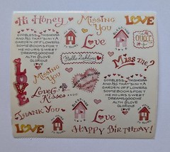 Quotes Words & Phrases Vintage Susan Branch Stickers 1 Module Sheet 4.5″x5″