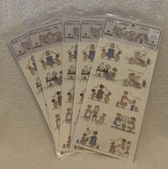 100 Pc Mimi’s Things Country Friends & Family Stickers (5 Packs of 20) – New