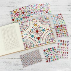Vibrant 3521 Pieces Self Adhesive Gems – Perfect for Crafts & Scrapbooking