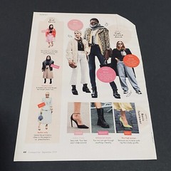 Fashion Magazine Clippings 2019 Models Junk Journal Decoupage Scrapbook Craft