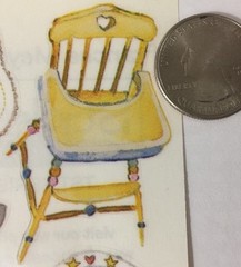 YUMMY BABY Stickers(10pc)Frances Meyer•Highchair•Feeing•Food•Sippy Cup•Bib•Plate
