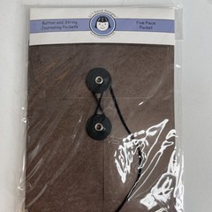 Lo Of lil Davis Designs Matchbook Album Slash Pockets & Button & String Pockets
