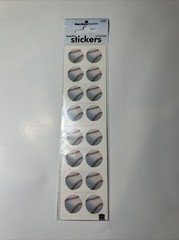 Paper House Productions Stickers ST-2058E Baseballs 2×4