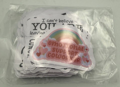 50pc Coworker Stickers Funny Emotional Support Work Bestie Appreciation Decals