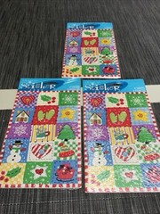 Forget Me Not American Greetings NIP Unopened Winter Stickers 3 Packs Vtg