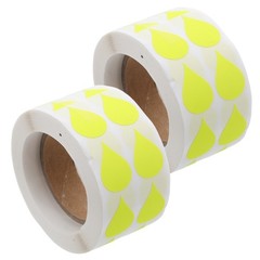 2 Rolls Writable Fluorescent Stickers Adhesive Labels For Kitchen