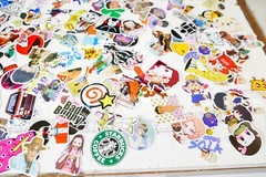 HUGE Mixed lot of random Stickers Loose Dragon balls, anime, KPop, pokemon & ETC