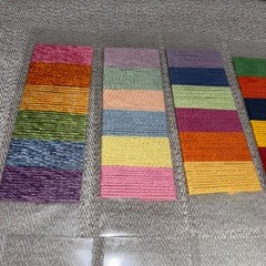 Colorbok NEW HUGE LOT Sticky Stitches primary neutral heather scrapbooking 105yd