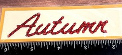 Intl Greetings Glitter/Gem Sticker Autumn/Fall Theme Embellishment