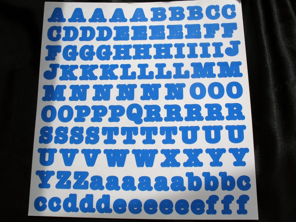 ALPHABET LETTERS, LARGE ABC/123 SCRAPBOOKING CREATIVE MEMORIES NEW COLORS