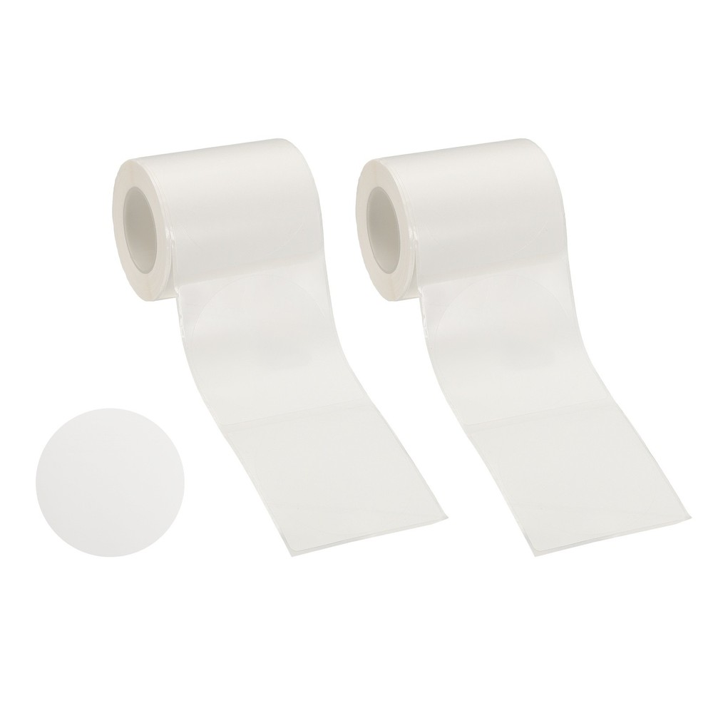 260 Pcs Thermal Adhesive Paper, 2×2″ Labels for Thermal Printer, White