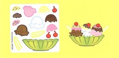 10 Make Your Own Birthday Ice Cream Sundae Stickers – Party Favors