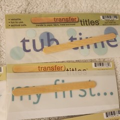 NEW Lot 10 MME Transfer Titles BABY ZOO FARM TUB TIME BOY FIRSTS Rub-ons -H