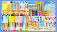 1099+ Lot Scrapbooking Stickers Assorted Brands Mixed Themed Card Making Sheets