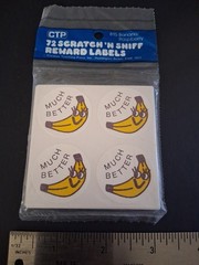 Vintage Stickers CTP Scratch And Sniff Sticker Pack Fruit Raspberry RARE NOS 80s