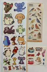 Large Lot Of Animal Stickers! Jolee’s Boutique, Hallmark, Sticko, Etc