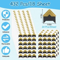 Photo Corners Self Adhesive Corner Stickers for Scrapbooking Personal Journal