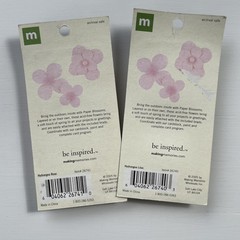 Making Memories BLOSSOMS PAPER FLOWERS Hydrangea Lilac & Rose Colors
