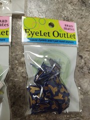 Eyelet Outlet Brads Lot of NEW 7 packs Card Making Scrapbooking Tennis Shoes