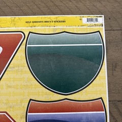 Reminisce Large Sheet Road Sign Stickers