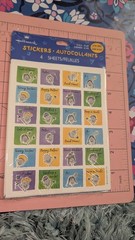 Vintage Hallmark Stickers Love Hellos Letter Writing 4 Sheets New In Pack