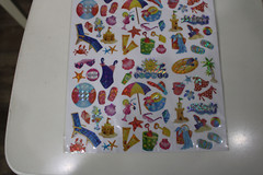 Laser 84PC Summer Party ~ Sand Sandals Hats Chair Umbrella Sun Glasses Scrapbook