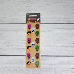 Sandylion Sticker Sheet Halloween Monsters Skeleton Zombie VTG Vintage NEW