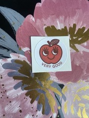 WW Small Scratch N Sniff Sticker Mod Very Good Apple Scented
