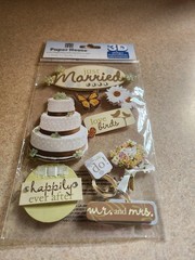 Paper House~Just Married~Dimensional Stickers
