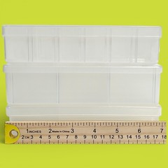 Huge 7pc Jumbo Lot Multicompartment Storage/ Scrapbook Cases Boxes Organization