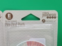 Jillibean Soup Shades Color Pea Pod Parts Die Cut Card Stock Hampton Art 2 PACK