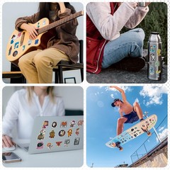 Stickers Pack 400 PCS Cool Stickers Decals Random Sticker