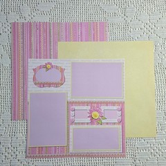 Sweet Cutie Pie 12×12 Handmade Scrapbook Kit by DMD and Others