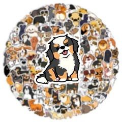 100pc Cute Dog Sticker Pack, Funny Dog Breed Scrapbook Lot, DIY Craft Supplies
