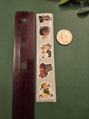 20 Vintage Style St Patrick’s Day Stickers/St Patrick’s Day Labels Seals