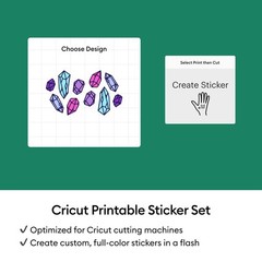 Waterproof Holographic Sticker Paper – 10 Clear Sheets 8.5×11 | Printable for In