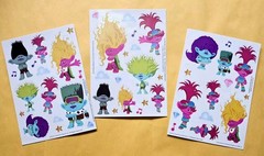 DreamWorks Trolls Band Together Sticker Sheet Lot Of 3