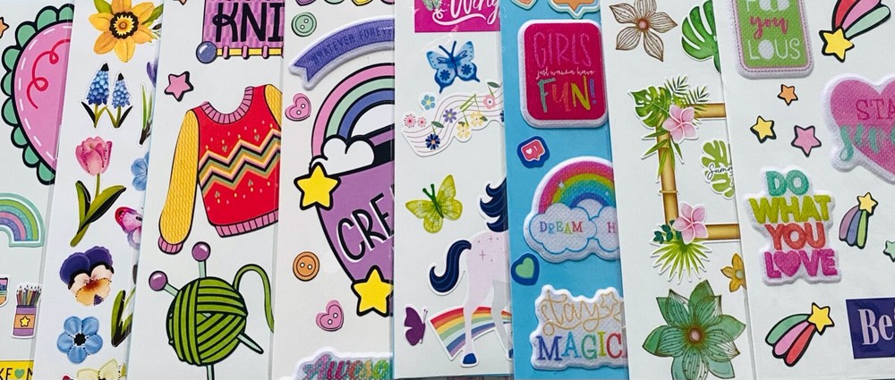 WHOLESALE Sticker Lot Themed Teachers School Craft Supplies | 199+ Stickers Kids
