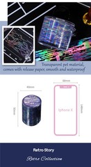 Tape Stickers Lace 1roll Punk Style Creativity Decorative Collage Hand Account