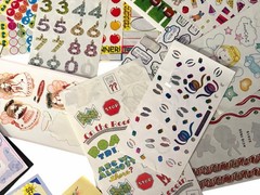 40+ Partial Sticker Sheets 80s 90s Hallmark Sandylion Grossman Junk Journal Lot