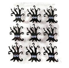 Halloween Spooky Tree Stickers W/wiggle Eyes Stickers