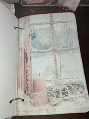 Pink Christmas Junk Journal Scrapbook Usa Seller