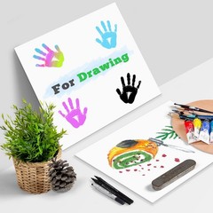 20 PCS 8×10 Inch Uncut White Mat Boards Acid Free Matte Backing Prints Arts