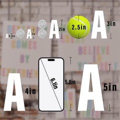 Extensive 1550-Piece Vinyl Letter Sticker Set – Perfect for Personalization