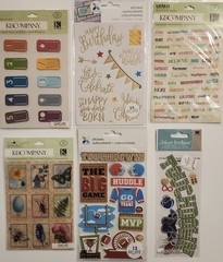 Lot of 19 JOLEE’S BOUTIQUE K&CO MOMENTA Scrapbooking Stickers