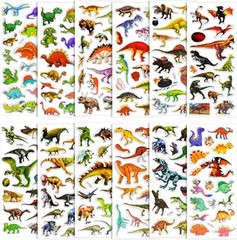 24 Sheets Dinosaur Stickers 450+ for Kids Boys Girls Toddlers, Teacher Reward…