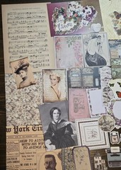 Junk Journal Kit Vintage Style Paper Stickers Tags Tickets Images Ephemera Craft